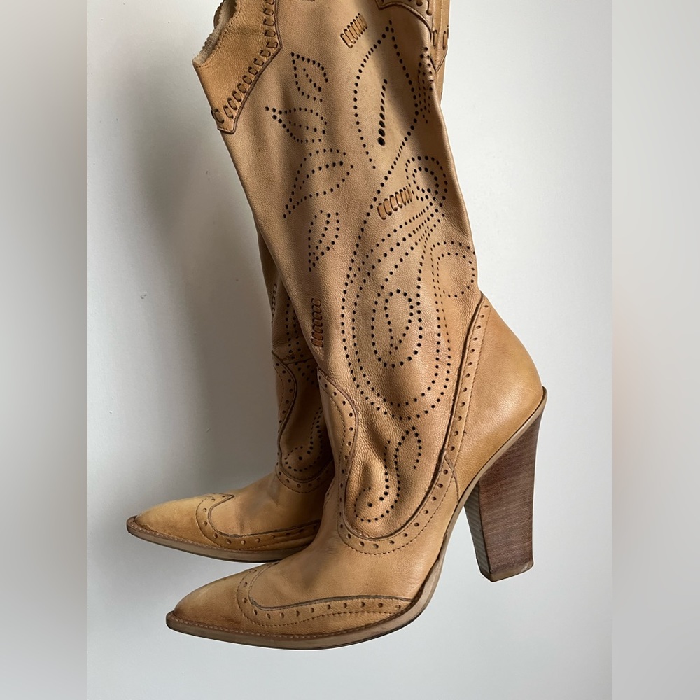 Vintage Buttery Smooth Cowgirl Boots